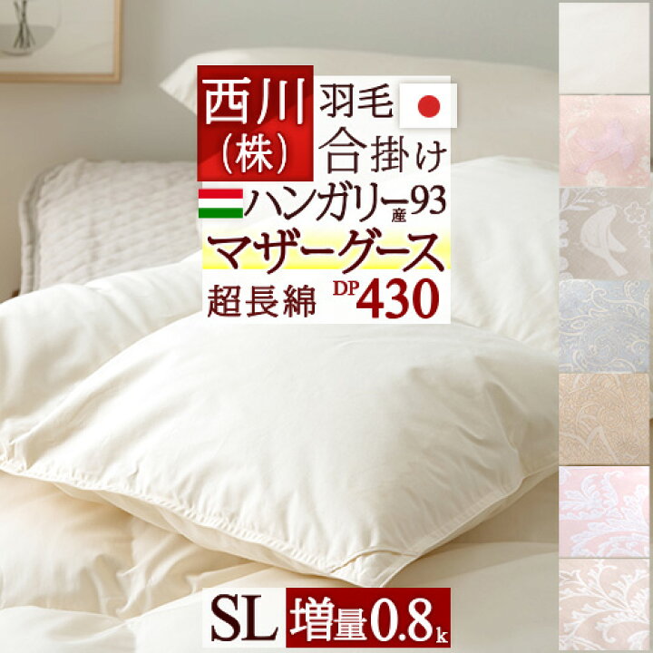 楽天市場】新生活応援☆最大1万円OFFクーポン 羽毛布団 マザーグース 