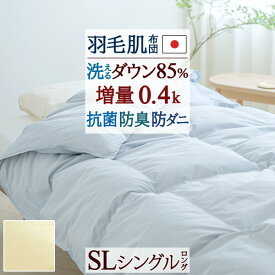 冬 あったか★最大10％OFFクーポン 羽毛肌掛け布団 ダウンケット 羽毛布団 夏用 肌掛け布団 シングル 洗える 羽毛ふとん 日本製 ホワイトダウン85% シングルロングサイズ 増量0.4kg 抗菌防臭 羽毛 薄手 薄い 肌ふとん 羽毛肌布団 ダニ通過防止 静電気抑制