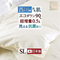 楽天市場】西川 羽毛布団 シングル 肌掛け 0.5kgの通販