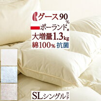 楽天市場】ロマンス小杉 ハンガリー産 グース 93％ シングルの通販