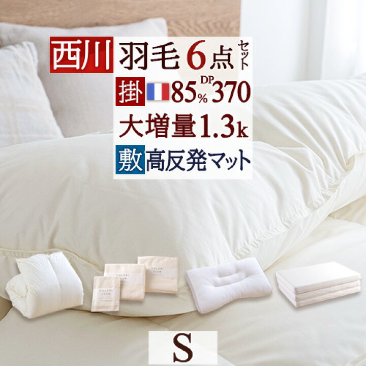 楽天市場】マラソン☆最大2万円OFFクーポン 西川 羽毛布団セット 布団 