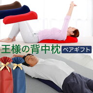 王様の背中枕 ペアギフト セット (王様の背中枕 2個セット) ペアセット 王様 背中枕 ペア リラックス 健…