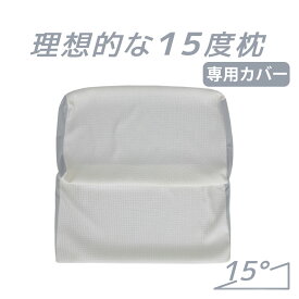 洗い替え用　専用カバー　理想的な15度枕 【ギフトラッピング無料】【枕カバー ピロケース ピローケース 上半身 低反発 寝返り 体圧分散 高さ調整 ビッグ 安眠枕 】【futonyasan】【父の日 プレゼント 実用的】