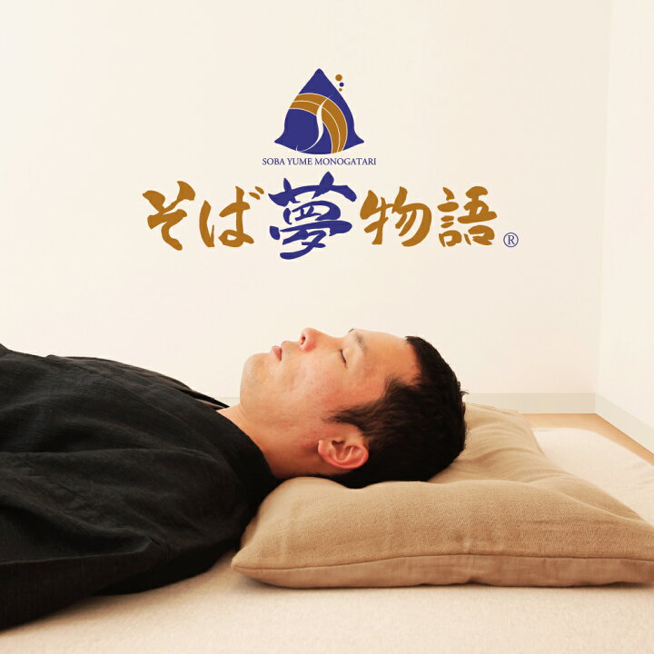 楽天市場】そば夢物語 そばがら枕 (枕カバー 付き) 日本製 硬い 硬め 