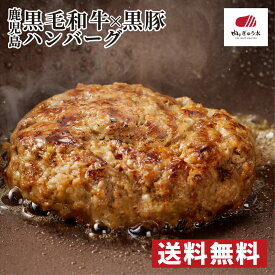 ハンバーグ 冷凍 鹿児島 送料無料 黒毛和牛 黒豚 肉のぎゅう太 お肉 豚肉 国産 鹿児島黒豚 グルメ 食べ物 父の日 敬老の日 お中元 御中元 プレゼント 手作り 食べ物
