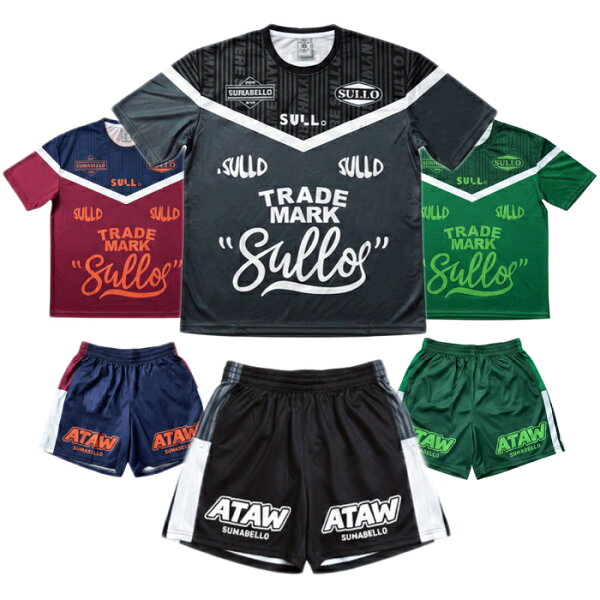 SULLO スージョ 半袖 プラクティス 上下セット 1821001032 SENTAI UNIFORM SET