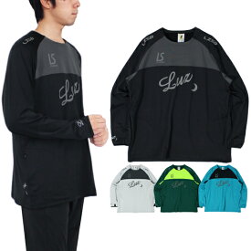 【楽天スーパーSALE 半額】【SALE 50%OFF】LUZeSOMBRA ルースイソンブラ トレーニング 裏起毛 ストレッチ サイドジップ クルートップ L1232051