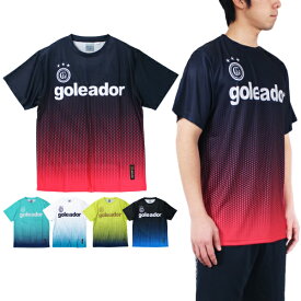 goleador ゴレアドール 半袖 プラクティス Tシャツ G-440-4N 昇華グラデーションドットプリントプラクティスTシャツ