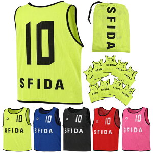 SFIDA �X�t�B�[�_ �ԍ��� 10���Z�b�g �r�u�X SH-24G02 SFIDA TEAM BIBS