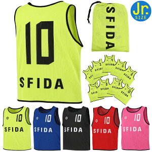 SFIDA �X�t�B�[�_ �W���j�A �ԍ��� 10���Z�b�g �r�u�X SH-24G02 SFIDA TEAM BIBS