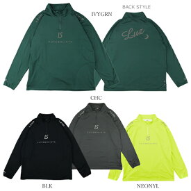 LUZeSOMBRA/ルースイソンブラ ジャージ 裏起毛トップス LS 2WAY HALF ZIP TOP F2011138