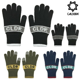 キャルデラ/CALDEIRA ニットグローブ/SPORTS KNIT GLOVE “GLOW”（12CR444）