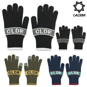 �L�����f��/CALDEIRA �j�b�g�O���[�u/SPORTS KNIT GLOVE �gGLOW�h�i12CR444�j