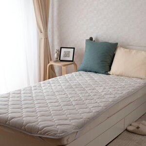 【レビュークーポン10%対象】 マイクロファイバー 敷パッド シングル 100×200cm 敷き毛布 ベッドパッド パッドシーツ マイクロファイバー フランネル 冬用 洗える 3色 ホワイト グレー ピンク