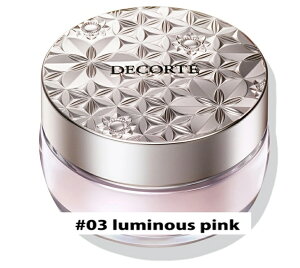 【2024年リニューアル★国内正規品】COSME DECORTE コスメデコルテ コーセー コスメデコルテ ルースパウダー 20g 【03 luminous pink】