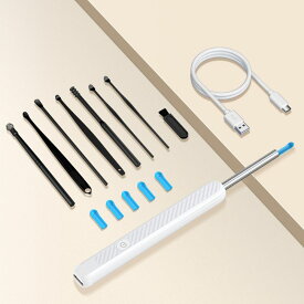 【50%OFFクーポンx新発売】 耳かき カメラ付き ライト カメラ イヤースコープ 耳掃除 カメラ付き耳かき カメラ付きイヤースコープ 耳掻き スマート イヤースプーン日本語取扱説明書 耳鏡ワイヤレス付き ワイヤレスカメラ付き耳かき 介護耳かき