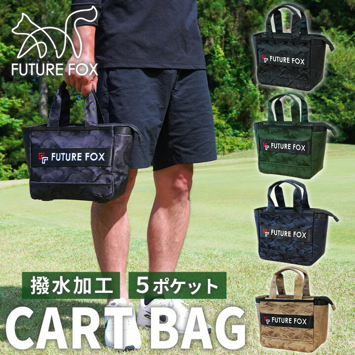 楽天市場】FUTUREFOX ラウンドトートバッグ カートバッグ ゴルフポーチ 