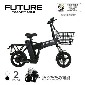FUTURE SMART MINI 14インチ（特定小型原動機付自転車）保安基準適合性能等取得 保安部品標準装備