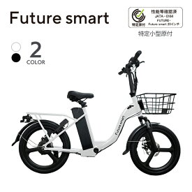 Future smart 20インチ（特定小型原動機付自転車）保安基準適合性能等取得 保安部品標準装備