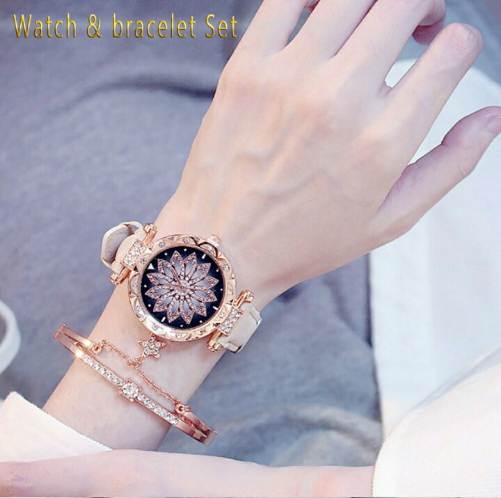 楽天市場】【期間限定DEALポイントバック15％】 花時計＋ブレスレット 
