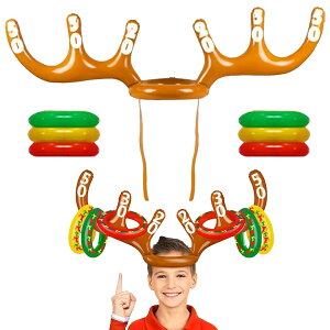 【期間限定DEALポイントバック15%】 輪投げ トナカイ ーVer2ー 得点付き クリスマス 風船 バルーン PVC パーティーゲーム 宴会ゲーム パーティーグッズ 宴会グッズ テーブルゲーム ボードゲー