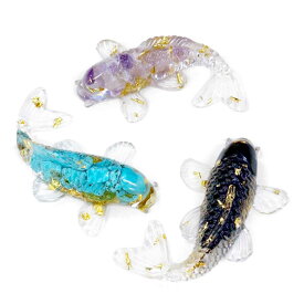 【普通郵便発送】 置物 パワーストーン 魚 風水 鯉 全3種 開運置物 和風 装飾 オーナメント 瞑想 ヒーリング 浄化 癒しグッズ スピリチュアル アクセサリー インテリア オブジェ かわいい お洒落 おしゃれ 開運 幸運 恋愛運 結婚運 金運 仕事運 厄除け 癒し