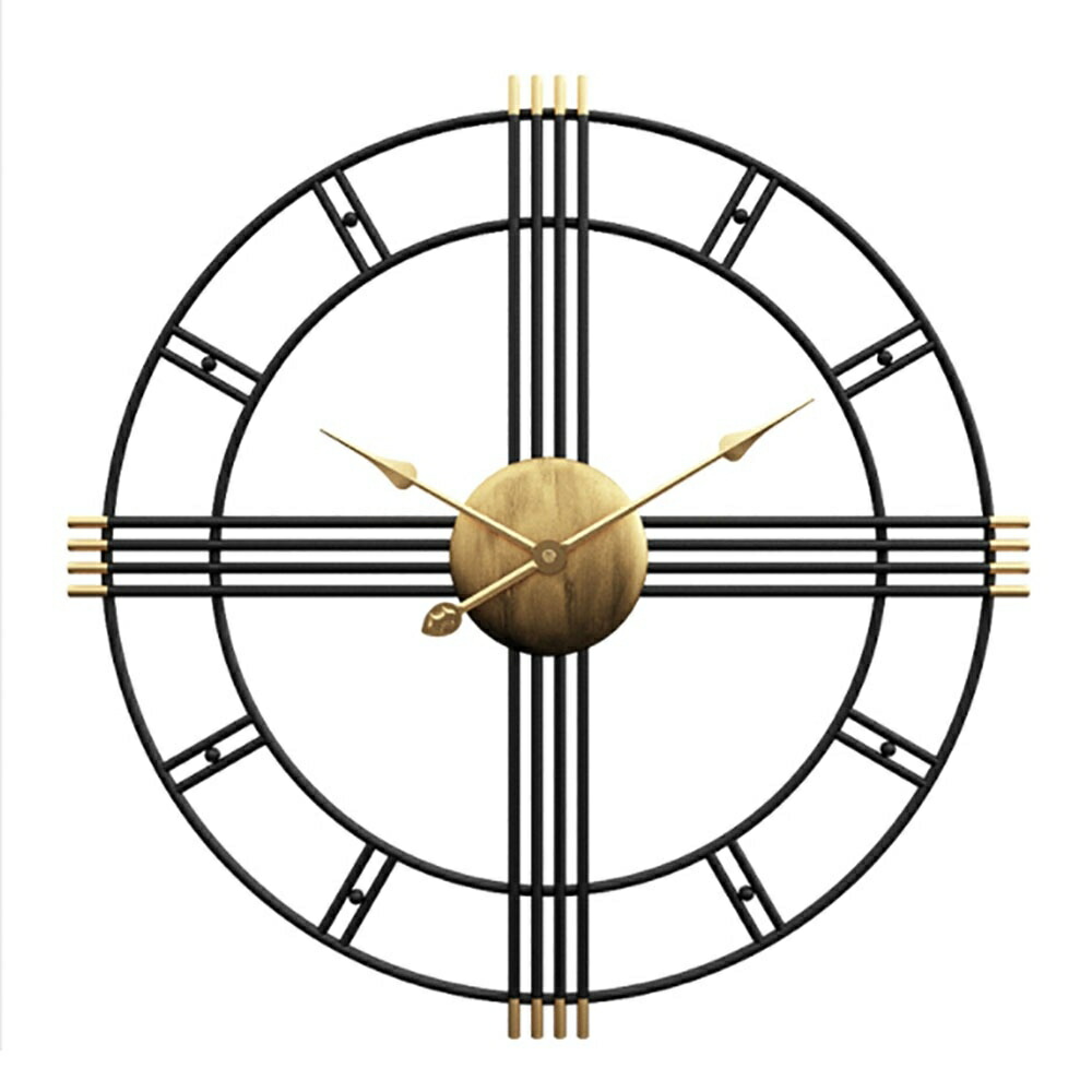 楽天市場】壁掛け時計 アイアンクロック 十字 フレーム 掛け時計