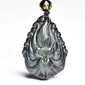 【期間限定DEALポイントバック15％】 黒数珠 ネックレス 九尾 ーVer3ー 霊獣九尾 益獣ノ首飾り 首輪 紐 アクセサリー お守り 厄除け 魔除け 数珠 スタイル お洒落アイテム 開運厄除 祈願成就 風水 パワースポット 開運 金運 財産運 出世運 恋愛運