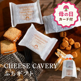 【母の日 早特ポイント10倍★~4/30 23:59】 母の日 お菓子 プチギフト 個包装 かわいい クッキー ｜ CHEESE CAVERY TOKYO ぷちギフト 【0】 宅急便発送 Pgift