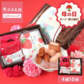【母の日 早特ポイント10倍★~4/30 23:59】母の日 お菓子 ギフト 博多風美庵 竹かご あまおうスイーツセット（小） お祝い お菓子 ギフト スイーツ あまおう 苺 焼き菓子 洋菓子 個包装 送料無料 宅急便発送 Agift
