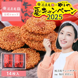 お中元 ギフト ★梅田彩佳さん公式キャラクター★博多明太えびせんべい 14枚入 | 海老と明太子がピリッと辛いせんべい （宅急便発送） proper