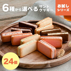 6種から選べるサンドクッキー お試しシリーズ 24個入|大容量お試しセット 風美庵お試しシリーズ 焼き菓子 洋菓子 個包装 メール便 宅急便発送 mailbin