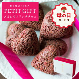 【母の日 早特ポイント10倍★~4/30 23:59】 お菓子 プチギフト 個包装 チョコ ｜ 博多ミノリカ プチギフト あまおうクランチチョコ 5個 【0】 宅急便発送 Pgift