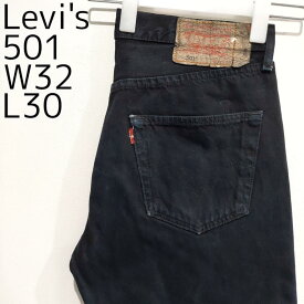 【中古】リーバイス501 Levi's W32 ブラックデニム 黒 ボトム 10853 ユーズド USED 中古 レトロ メンズ レディース 一点物 アメカジ 古着