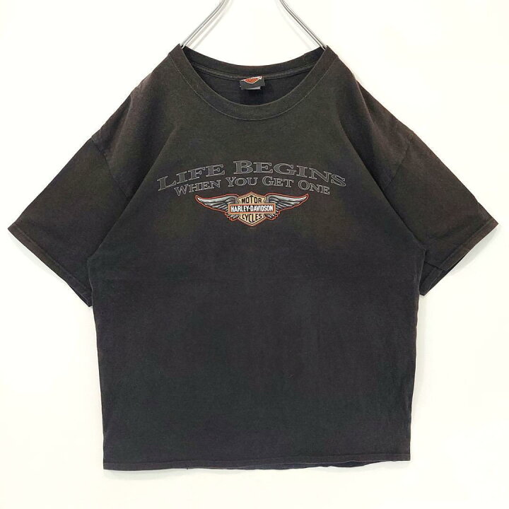 楽天市場】【中古】ハーレーダビッドソン Tシャツ 両面 プリント 00s 