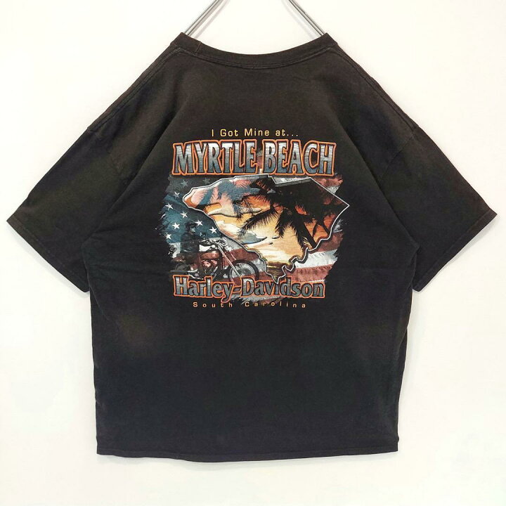 楽天市場】【中古】ハーレーダビッドソン Tシャツ 両面 プリント 00s 