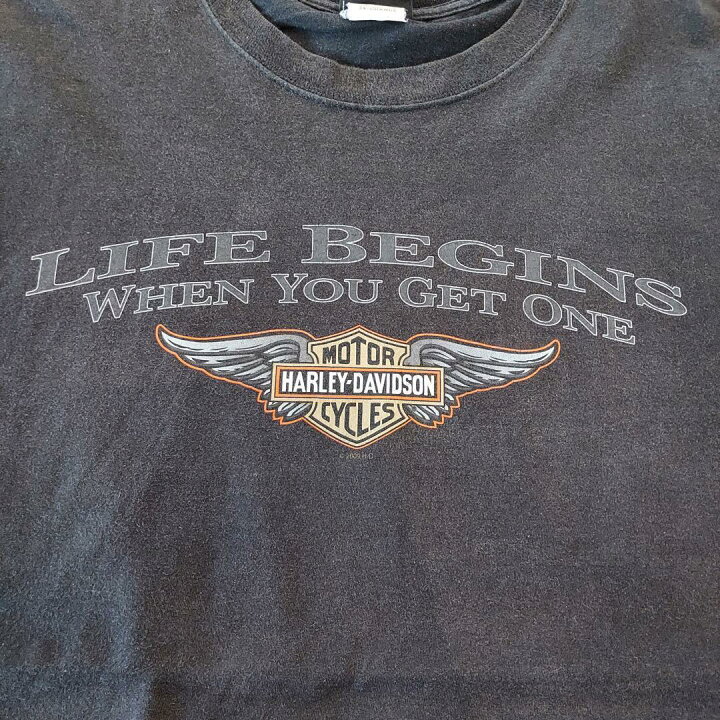 楽天市場】【中古】ハーレーダビッドソン Tシャツ 両面 プリント 00s 