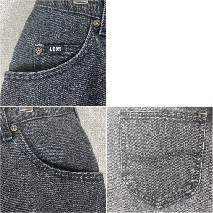 楽天市場】【中古】LEE リー W30相当 ブラックデニム ボトム パンツ 黒