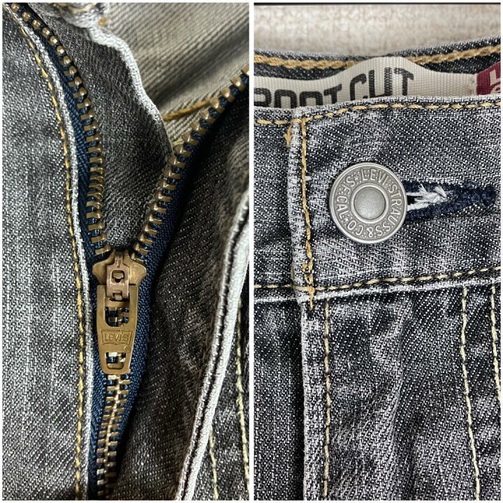 楽天市場】【中古】リーバイス527 Levis W38 グレーデニム 青 フレア 