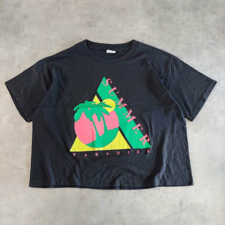 楽天市場】【中古】HUGGER ハガー プリントTシャツ 古着 90s USA 黒 L 