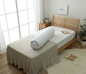 イケヒコ 寝具 抱きまくら ピロー 雲抱き枕 クラウディア アイボリー 約25R×110cm カバー付き 手洗い ふわふわ 睡眠 安眠 清潔 オールシーズン #1195550013129