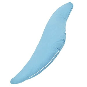 癒し 抱き枕 抱きまくら 横30×縦135cm 洗濯可能 日本製 Lサイズ(ブルー)