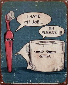 mHf nAeB[Nv[g [WE HATE OUR JOBS] WE HATE OUR JOBS  W20 x D1 x H25 cm HLHT33334D