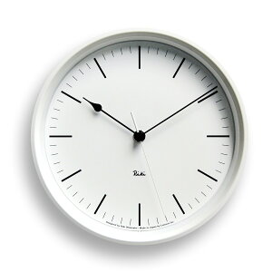 mX |v dgv AiO LX`[NbN RIKI STEEL CLOCK zCg WR08-24 WH Lemnos