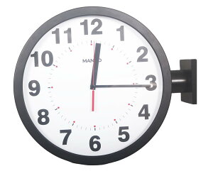 ʓdg|v ʎv manbo double face wall clock Ղ̒a37.9cm ubN ꗼʊ|v k v CeA