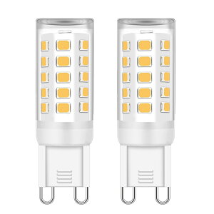 G9 LEDd G9 Z~bNX LEDv 񒲌 4W 400lm SLz dF 3000K 40WnQv 2Zbg(2, dF)
