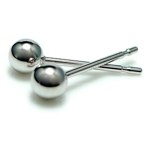 �v���`�i �ۋʃs�A�X ���� �y�A 3mm �����Y ���f�B�[�X Pt900 ���� (�v���`�i3mm)