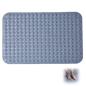 WANDEHO �����C�}�b�g ����������~�߃}�b�g �����}�b�g �z�Օt�� �]�|�h�~ �ϏՌ����E�h�J�r���E�ϘV���� �_�炩�� �V�R�S���� ������ �􂢏� �������o�X�}�b�g (�O���[, 35x70CM)