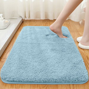 �o�X�}�b�g ���� �z�� �����C�}�b�g �􂦂� ����~�� ?50x80cm �}�C�N���t�@�C�o�[ �}�b�g ���@�� ���� �\�t�g�^�b�` �ې� ���� �䏊 �E�ߏ� �L�b�`�� ���ւ��炩�}�b�g (�u���[, 50*80cm)