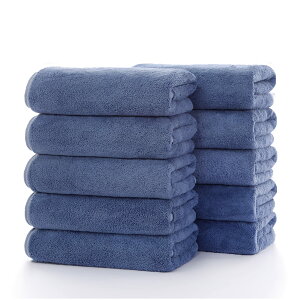 �t�F�C�X�^�I�� �}�C�N���t�@�C�o�[ �^�I�� 10���Z�b�g ��35x75cm �ӂ�ӂ� �Ȃ߂炩 �u�ԋz�� ���� �R�� �h�L �ƒ�p �Ɩ��p (�u���[)